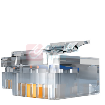 山泽 SAMZHE 2芯多股6P2C纯铜电话线 DH-2020L 成品电话线带水晶头 20米