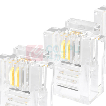山泽 SAMZHE 电话水晶头 6P2C电话水晶头 SJ-3250 RJ11电话语音水晶头 50个