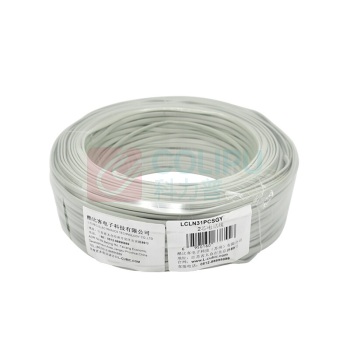 酷比客 L-CUBIC 2芯电话线 LCLN31PCSGY-100M 100米 (灰色)