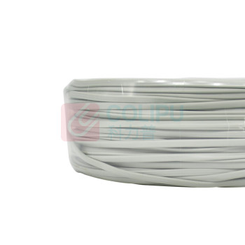 酷比客 L-CUBIC 2芯电话线 LCLN31PCSGY-200M 200米 (灰色)