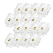 酷比客 L-CUBIC 电话水晶头 LCLNC3PLUG 6P2C/100个/盒 (透明色) 100只/盒(透明色)