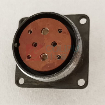 航电 工业连接器 2PX30J32Q1B (金属本色) 1.接触件数量：24 2.直式非屏蔽尾针 3.接触件排列组合号：1