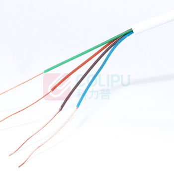 理联 四芯电话线无氧铜线芯0.49mm 100米/卷 LN-DHX04/03  (计价单位：卷) 白色