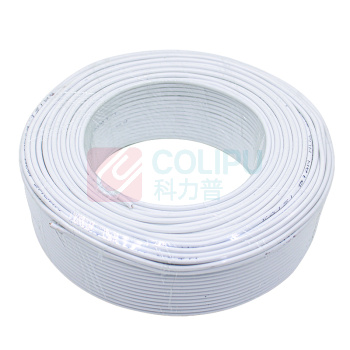 理联 两芯电话线无氧铜线芯0.49mm 100米/卷 LN-DHX02/03  (计价单位：卷) 白色