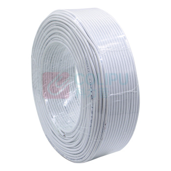 理联 两芯电话线纯铜线芯0.43mm 100米/卷 LN-DHX02/02  (计价单位：卷) 白色