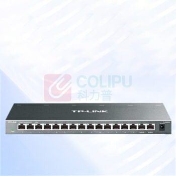 普联 TP-LINK 云管理交换机 企业级交换器 监控网络网线分线器 分流器 TL-SG2016K 16口全千兆Web网管 
