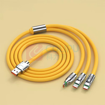 努师傅 【120W】快充数据线 NSF-31 长度1.2米 (多色可选) 三合一充电线6A一拖三 安卓苹果小米华为