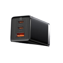 倍思 Baseus 氮化镓快充充电器 GaN5 Pro 2C+U 65W (黑色) 含小白系列 快充数据线C to C 100W(20V/5A)1m 黑色