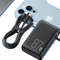 品胜 PISEN 充电宝87W氮化镓快充带插头 TS-D319 10000mAh