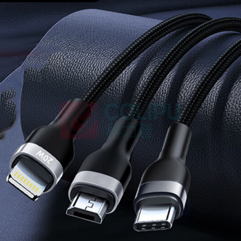 魔元 二拖三快充线 C06 1.8米100W