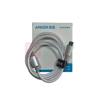 安克 ANKER 双头Type-c数据线 A8756 100W 1米 (白色)