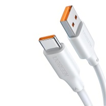 绿联 UGREEN USB2.0转Type-C数据线 40198 US303 0.25米 (白色)