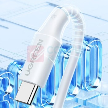 绿联 UGREEN USB2.0转Type-C数据线 40198 US303 0.25米 (白色)