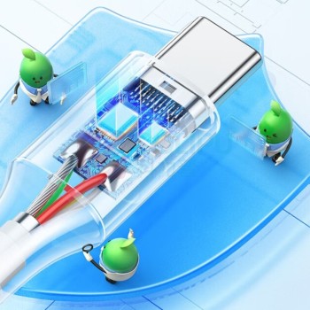 绿联 UGREEN USB2.0转Type-C数据线 40198 US303 0.25米 (白色)