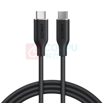 安克 ANKER 240W充电线双头Type-c A8553 1.8米 (黑色)