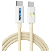 哆啦A梦 DORAEMON PD100W/6A快充数据线 L=100CM/米色 RCB0867