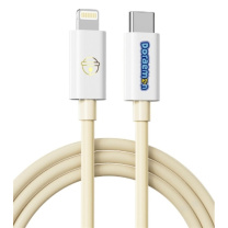 哆啦A梦 DORAEMON PD100W/6A快充数据线 L=100CM/米色/ RCB0868