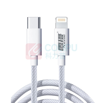 雷摄 LEISE 数据线 Type-C转Lightning LS-SJX1 1米 (白色)