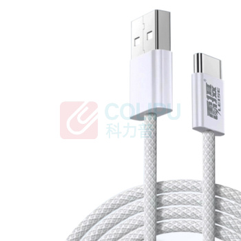 雷摄 LEISE 数据线 USB-Type-C LS-SJX2 1米 (白色)