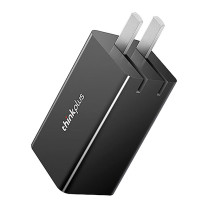 联想 LENOVO 口红电源 氮化镓 GaN 迷你电源适配器 4X20Z34239 65W快充 USB Type-C (黑色)