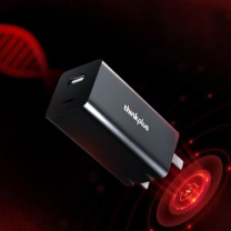 联想 LENOVO 口红电源氮化镓充电器 双口 GN65 4X20Z34242 65W (黑色) 耳机手表手机平板笔记本电源适配器