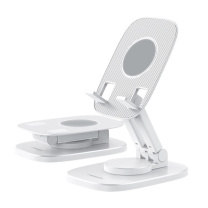 品胜 PISEN 360°桌面手机支架 SC-ZJ002 便携可折叠旋转 (白色)