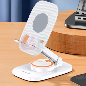 品胜 PISEN 360°桌面手机支架 SC-ZJ002 便携可折叠旋转 (白色)