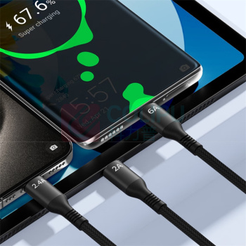 京东京造 数据线Type-c 1.2米 三合一 适用于苹果iphone16小米华为荣耀三星vivo车载多用