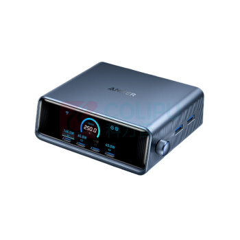 安克 ANKER 充电器 桌面充pro 250W屏显桌面充电站Prime A2345 氮化镓,4C2A