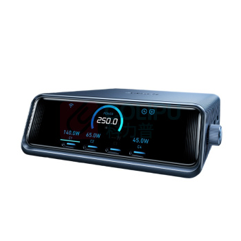 安克 ANKER 充电器 桌面充pro 250W屏显桌面充电站Prime A2345 氮化镓,4C2A