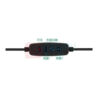 ZNNCO 落地三脚架 1.7米 26CM补光灯+三机位+三色灯光+收纳包