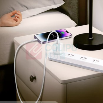 绿联 UGREEN USB-A to Lightning编织线 60160 0.5m (极光银)