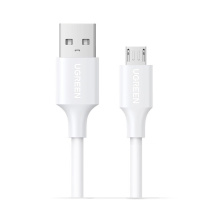 绿联 UGREEN USB-A to MicroUSB充电线 10848 1m 2A (白色)