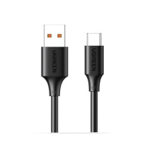 绿联 UGREEN USB-A to Type-C快充数据线 40630 2m 6A 100W (磨砂黑)