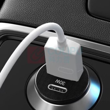 品胜 PISEN 车载充电器 LP-CC65 30W (迷你黑)