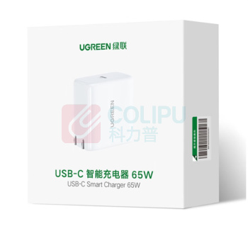 绿联 UGREEN Type-c单口充电器 40721 65W (白色)
