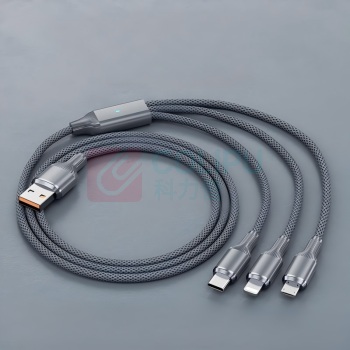 姿珀雅 家用快充三合一数据线 100w
