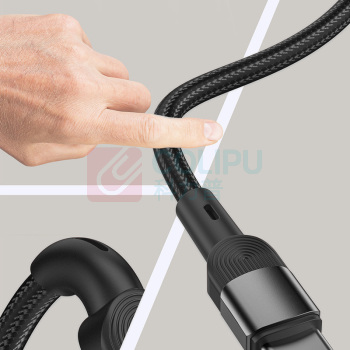 姿珀雅 编织快充数据线CC款 100w (编织黑)