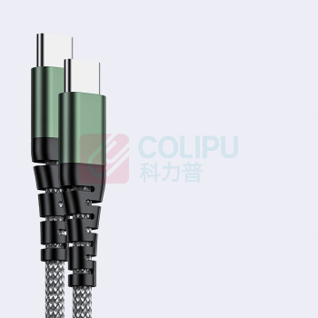 姿珀雅 编织快充手机数据线CC款 100w (编织绿)