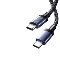 绿联 UGREEN 双Type-C数据线240W铝壳款2米 65908 L532