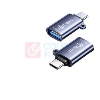 毕亚兹 BIAZE Type-C转换USB3.2Gen2数据线 A24 适用苹果15/16/17安卓华为手机U盘ipad耳机键鼠车载充电
