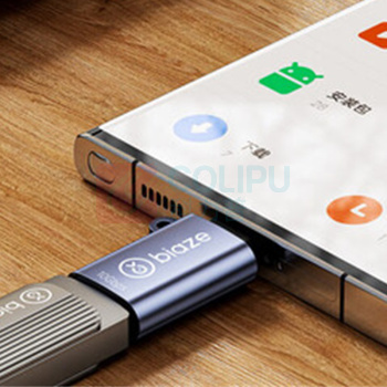 毕亚兹 BIAZE Type-C转换USB3.2Gen2数据线 A24 适用苹果15/16/17安卓华为手机U盘ipad耳机键鼠车载充电
