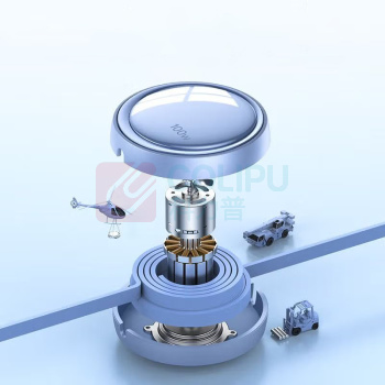 领臣 LINGCHEN 充电线三合一数据线6A快充100W 适用于苹果安卓Typec手机车载充电线伸缩多功能 LC-518 (蓝色)