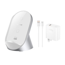 华为 HUAWEI 无线充电器 (Max80W)套装含100W充电器+6A数据线