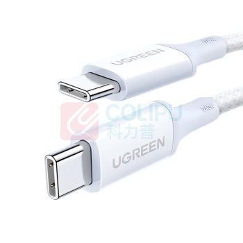绿联 UGREEN 数据线 55515-L518 PD240W双头Type-C 2米 (白色)