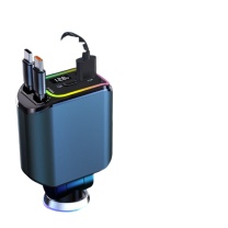 纽曼 Newmine 带线车载充电器 N23S 快充一拖三多功能汽车充电器点烟器转换器C+C