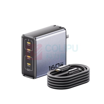 品胜 PISEN 充电器套装 TP-C81 160W氮化镓闪电湃多口