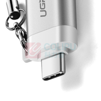 绿联 UGREEN Type-C转接头 安卓USB3.0数据线USB-C转换器头OTG挂绳 通用华为p20荣耀小米8手机苹果MacBook接U盘 50284 US270 单芯