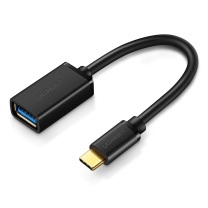绿联 UGREEN OTG数据线 Type-C转接头线USB3.0电脑接U盘USB-C转换器通用安卓小米8/6华为p20手机苹果新MacBook 30701 US154 单芯