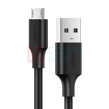 绿联 UGREEN 安卓数据线 60827 US289 3米 (黑色)